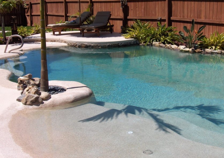 residential pools, custom pools and spas, zero entry